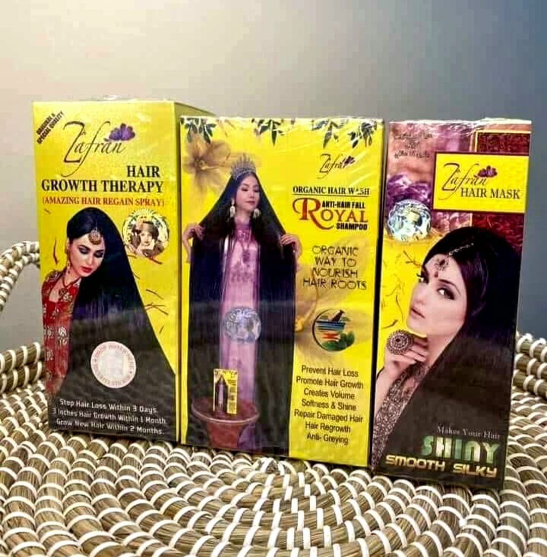 জাফরান হেয়ার অয়েল কম্বো ✅